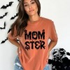 Simply Sage Market Women's Momster Halloween Short Sleeve Garment Dyed Tee - 3 of 4