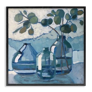 Stupell Industries Soothing Eucalyptus Ikebana Vases, 12" x 12" - 1 of 4