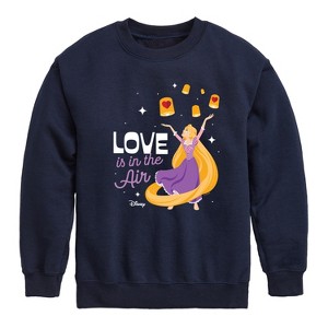 Boys' - Disney - Love Is In The Air Graphic Long Sleeve Fleece Sweatshirt - 1 of 4