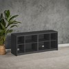 TV Stand For TVs Up To 75 Inches, Farmhouse Entertainment Center With Sliding Barn Doors, TV Console Table For Living Room - 3 of 4