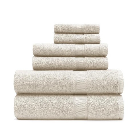 Plush Towels (lynova), Natural, 6-piece (2 Of Each) - Standard Textile ...