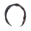 Unique Bargains Grace Floral Pattern Wide Cross Knot Headbands1 Pc - 4 of 4