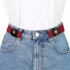 INSPIRE CHIC Women's No Buckle Invisible Elastic Snap Button Belts for Jeans Pants - 4 of 4
