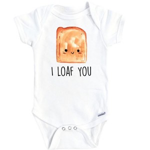 Bread Bakery Onesie® Baby Boy Girl Clothes Infant Bodysuit Funny Cute Newborn GS1 - 1 of 3