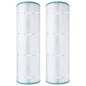 Hurricane Filters Replacement Spa Filter Cartridge for Unicel C-8413, PWWPC125B, Filbur FC-2575, Waterway Proclear 125 2006, White, 2 Pack - 1 of 4