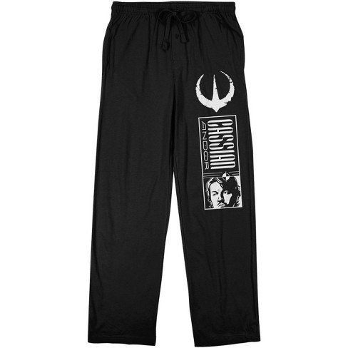 Star Wars: Andor Cassian Men's Black Sleep Pajama Pants - image 1 of 4