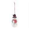 Frosted Glass Snowman Ornament (Set of 6) - 2 of 3