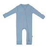 Kyte Baby Zippered Romper in Slate - 2 of 4