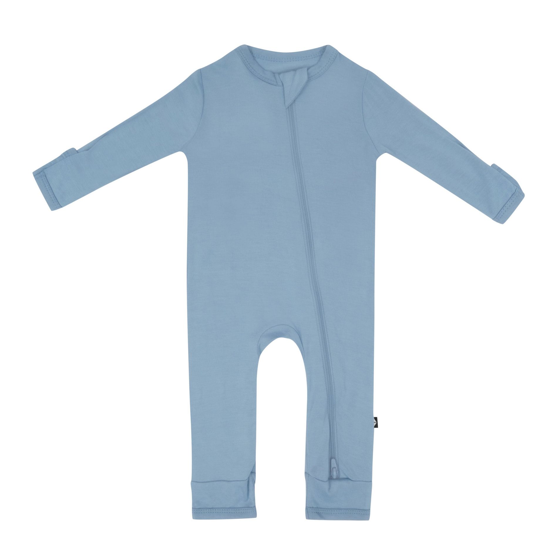 Kyte Baby Zippered Romper in Slate Slate 0-3 Months