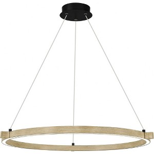 Quoizel Lighting Soma 1 - Light Pendant in  Whitewashed Walnut - 1 of 1