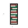 HomeRoots Christmas Time Black Framed Wall Art - 3 of 4