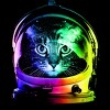 Men's Design By Humans Astronaut Cat By clingcling Tank Top - 2 of 4