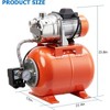 1HP Shallow Well Pump with Pressure Tank, Stainless Steel, 115V Irrigation Pump, Automatic Water Booster Jet Pump - 4 of 4