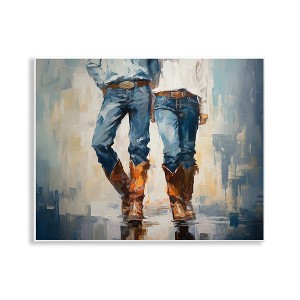 Stupell Industries Cowboy & Cowgirl Couple Wall Plaque Art - 1 of 4