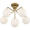 Savoy House Marco 6 - Light Semi-Flush Mount in  Warm Brass - 2 of 3
