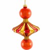 Cody Foster 5.0 Inch Merry & Bright Spindle Christmas Tree Ornament , Glass Top Shape Vintage (1PC) - 2 of 4