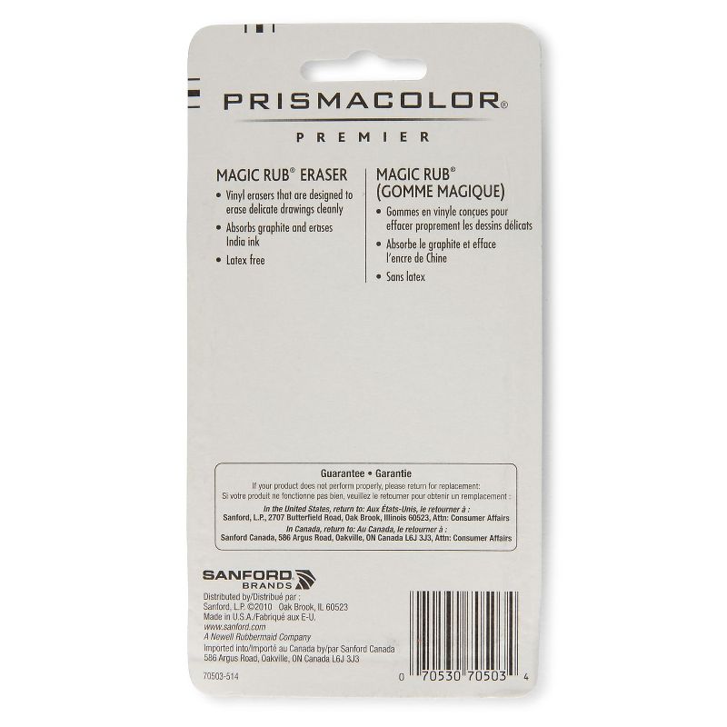 Prismacolor MAGIC RUB Art Eraser Vinyl 3/Pack 70503, 3 of 5