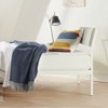 Full KERA Metal & Wood Platform Bed Frame with Angled Headboard, Mellow - 4 of 4