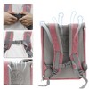 Unique Bargains Pet Backpack Transport Box for Cats and Small Dogs 13.39"x9.84"x16.54" Pink - 4 of 4