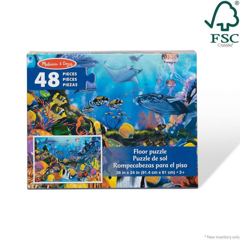 Melissa And Doug Underwater Ocean Floor Puzzle - 48pc, 4 of 12