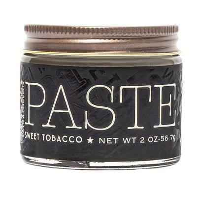 18.21 Man Made Sweet Tobacco Satin Paste | Lends a touchable, natural feel and a medium shine. For all hair types - (2 oz)