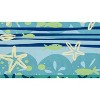 Homefires Ocean View Doormat – 20" x 30" Indoor Accent Mat with Coastal Cliff & Sea Design - 2 of 3