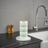 Paper Towel Holder Countertop Standing with Natural Marble Base Spring Arm for Kitchen,Bathroom - 4 of 4