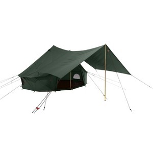 WHITE DUCK Sunshade Tarp – DYNATEK Canvas Outdoor Shelter with Poles, Ropes & Carry Bag – Water-Repellent, Weatherproof Shade Cover - 1 of 4