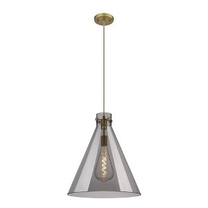 Newton Cone - 1 Light Pendant In Industrial Style-20.13 Inches Tall and 18 Inches Wide - 1 of 1