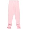 RuffleButts Girls Ruched Bow Leggings - 2 of 4