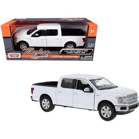  2019 Ford F-150 Lariat Crew Cab Pickup Truck White 1/24-1/27 Diecast Model Car by Motormax: Target