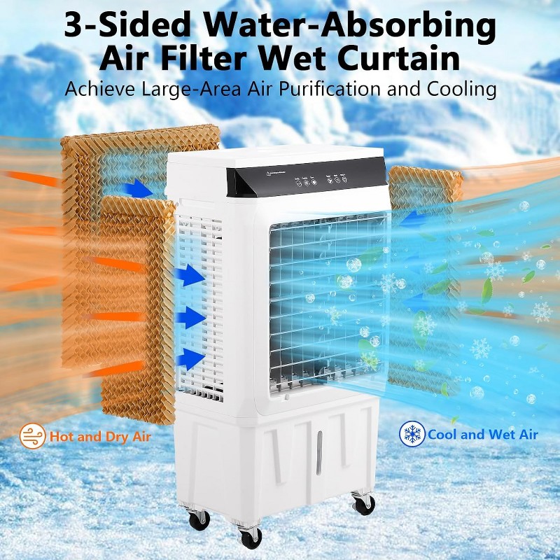 1800 CFM Portable Evaporative Air Cooler