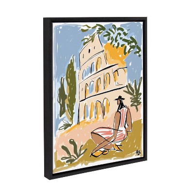 Maggie Stephenson 18x24 Black Framed Canvas Art Print