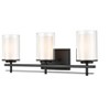 Millennium Lighting Huderson 3 - Light Vanity in  Matte Black - 3 of 3