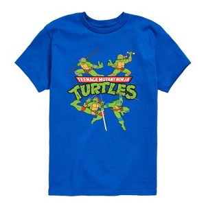 Boys' - Teenage Mutant Ninja Turtles - Group Short Sleeve Graphic T-Shirt - 1 of 4