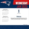 NFL New England Patriots 2025 Box Calendar - 3 of 4