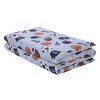 Everything Kids Sports Gray, Navy, Orange, and Brown Preschool Nap Pad Sheet - 2 of 4