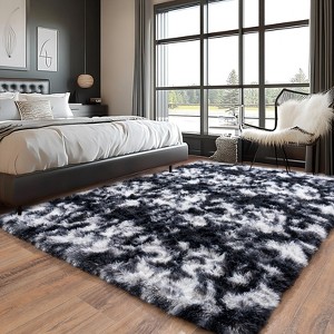 LOVEVOOK 5x7 Feet Area Rugs for Living Room Bedroom, Non-Slip Fluffy Soft Shag Rug, Plush Carpet for Home Dorm Decor Aesthetic - 1 of 4