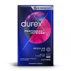 Durex Performax Intense Ultra Thin Lube Condoms - 12ct