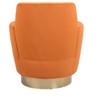 CAVINAS 360° Swivel Barrel Accent Chair,Luxury Velvet Accent Armchair Reading Chair for Living Room,Modern Lounge Chair with Steel Base - 4 of 4