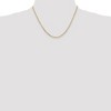 Black Bow Jewelry 2.25mm, 14k Yellow Gold, Flat Figaro Chain Necklace - 2 of 4