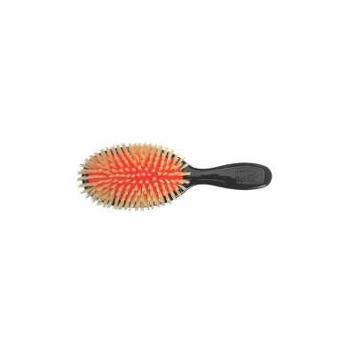 Glamlily 2 Pack Boar Bristle Hair Brushes With Nylon Pins And Bamboo  Handles, Wave Brush, 9 In : Target