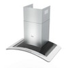 Midea 30 in. Curved Glass Range Hood 450 CFM Stainless Steel - 3 of 4