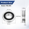 Unique Bargains Chrome Steel Durable Long-lasting Multipurpose Use Flanged Ball Bearing 4 1/2" x 1-1/8" x 2/7" - 3 of 4