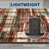 Modern Striped Machine Washable Runner Rug Soft Throw Carpet Stain Resistant Carpet with Non-Slip Backing - 4 of 4