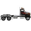 Western Star 4700 SF Tandem Day Cab Tractor Metallic Black 1/50 Diecast Model by Diecast Masters - 2 of 4