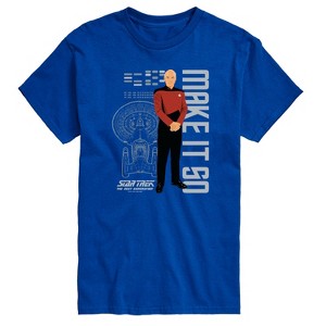Men's - Star Trek - Picard Make It So Short Sleeve Graphic T-Shirt - 1 of 4