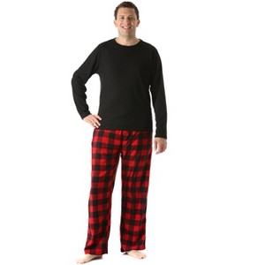 #FollowMe Mens Polar Fleece Pajama Pants Set  Ultra-Warm Sleepwear & PJs - 1 of 3