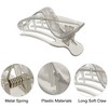 Unique Bargains Women's Plastic Hair Claws 3.39"x1.89"x0.91" 2Pcs - 3 of 4