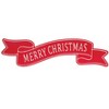 Merry Christmas Metal Sign Banner 24 Inch Wall Decor by Melrose - 2 of 3